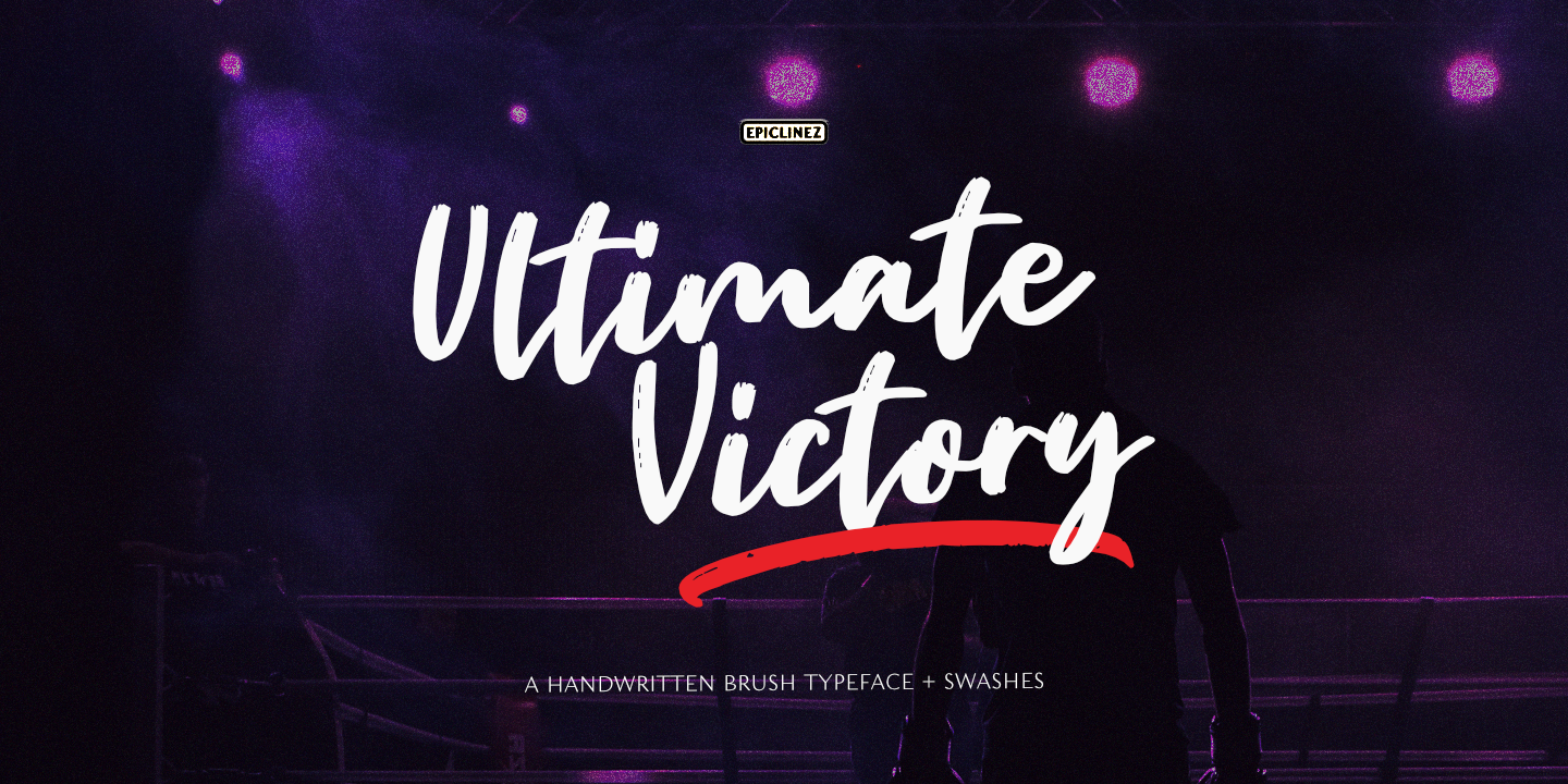Beispiel einer Ultimate Victory-Schriftart